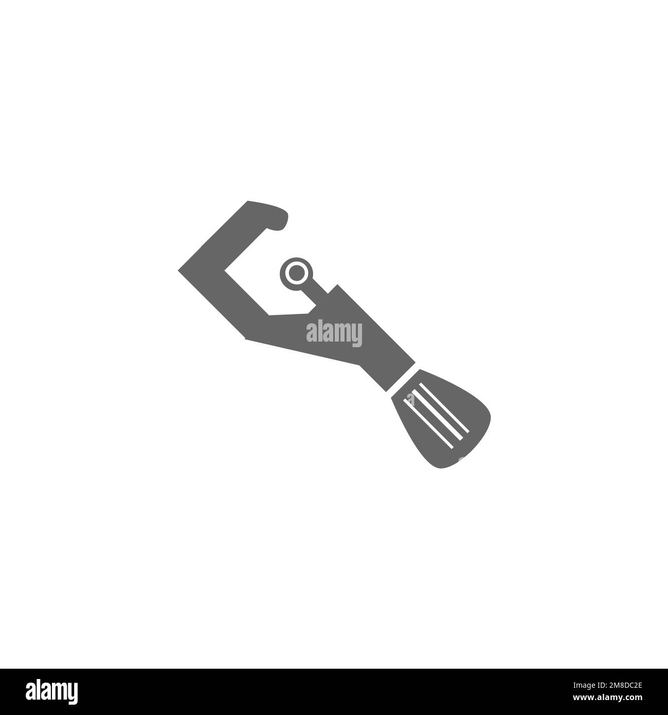 Pipe cutter icon, cutting pipe tool graphics resources, vector