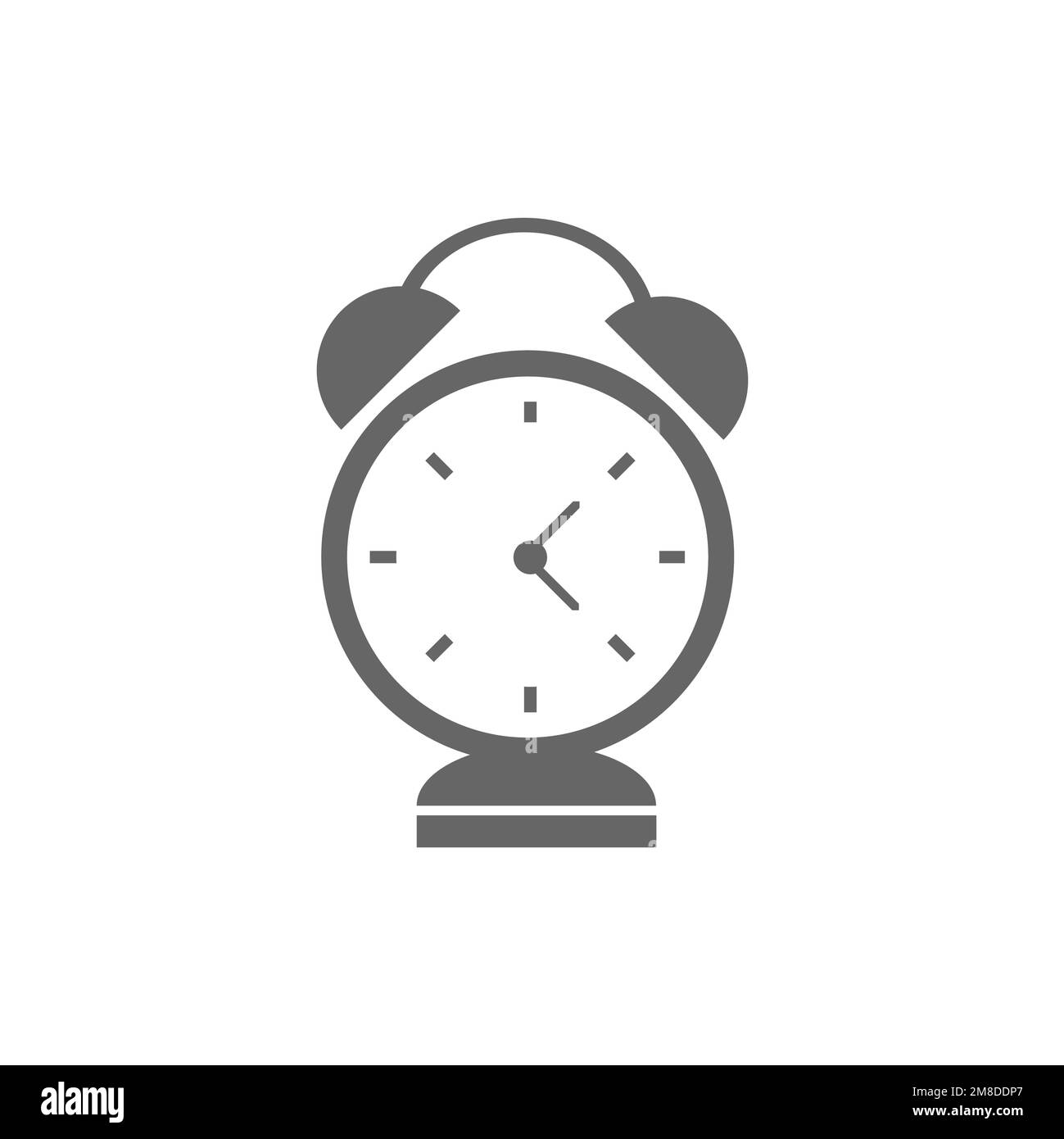 Alarm clock icon, common graphic resources, vector illustrations Stock