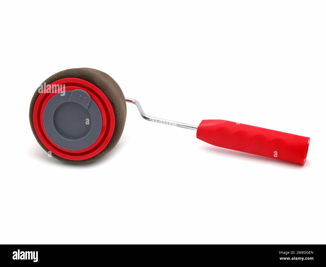 Paint edger roller with reservoir isolated on white Stock Photo Alamy