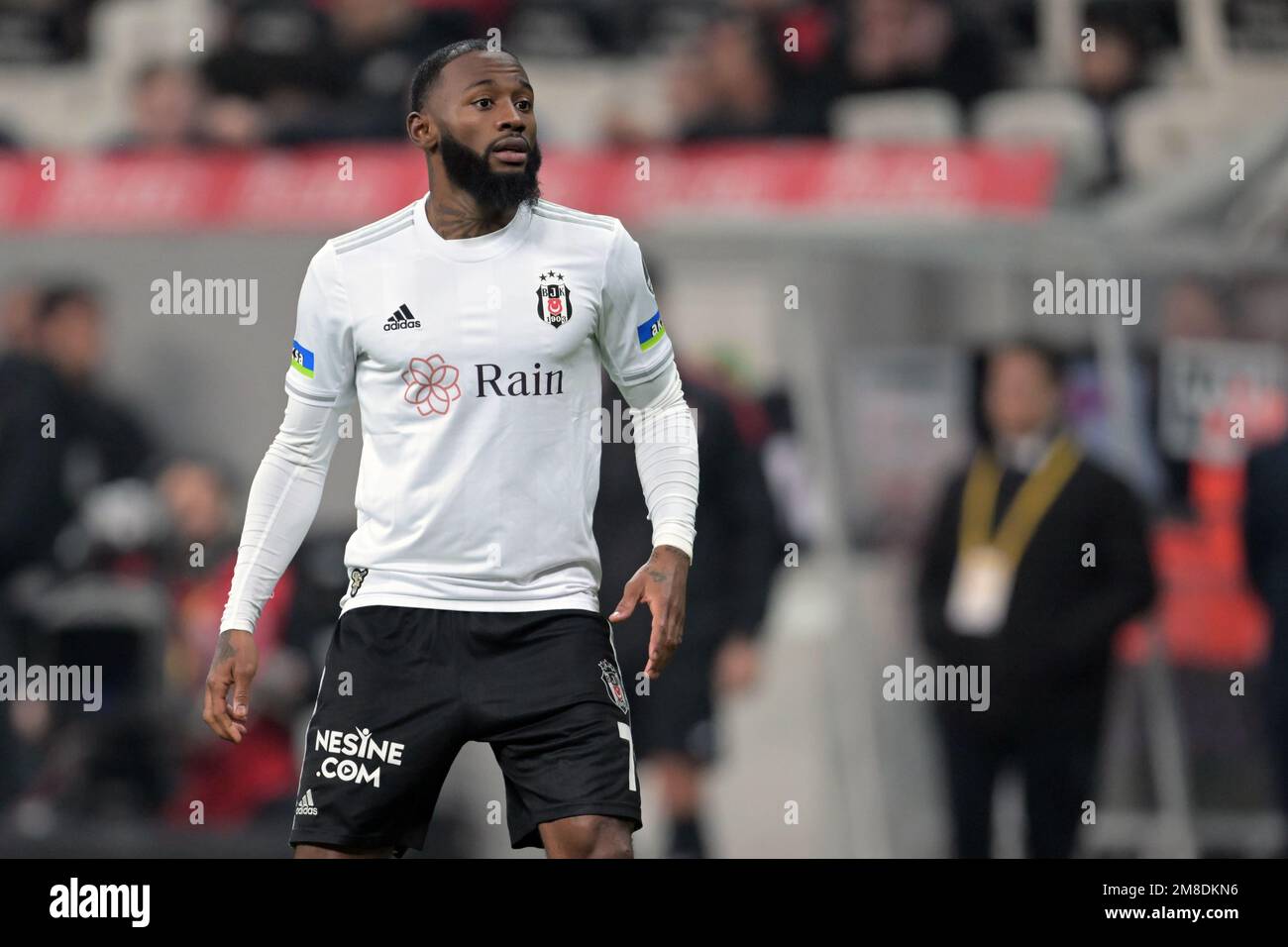 ISTANBUL - Georges Kevin NKoudou of Besiktas JK during the Turkish Super  Lig match between Besiktas AS and Kasimpasa AS at Vodafone Park on January  7, 2023 in Istanbul, Turkey. AP