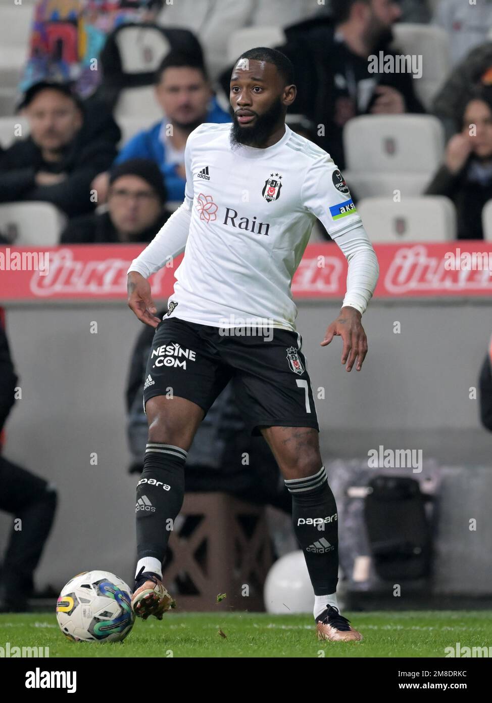 ISTANBUL - Georges Kevin NKoudou of Besiktas JK during the Turkish Super  Lig match between Besiktas AS and Kasimpasa AS at Vodafone Park on January  7, 2023 in Istanbul, Turkey. AP