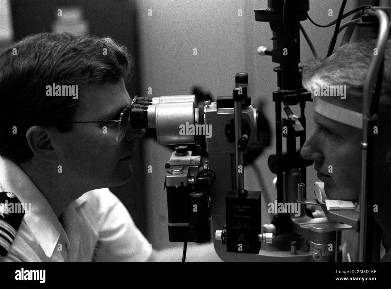 Lieutenant Commander James Newacheck, an optometrist with the Submarine