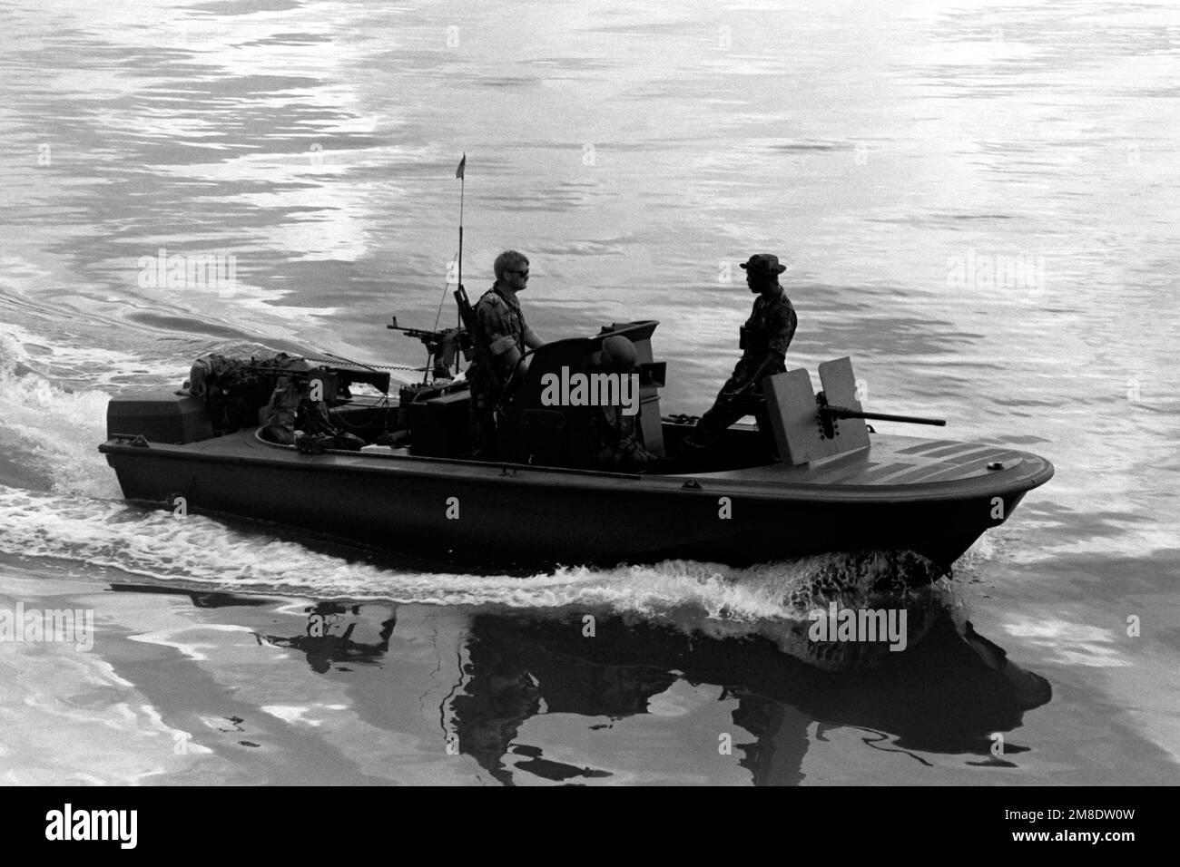 A light patrol boat from Special Boat Unit 26 (SBU 26) a