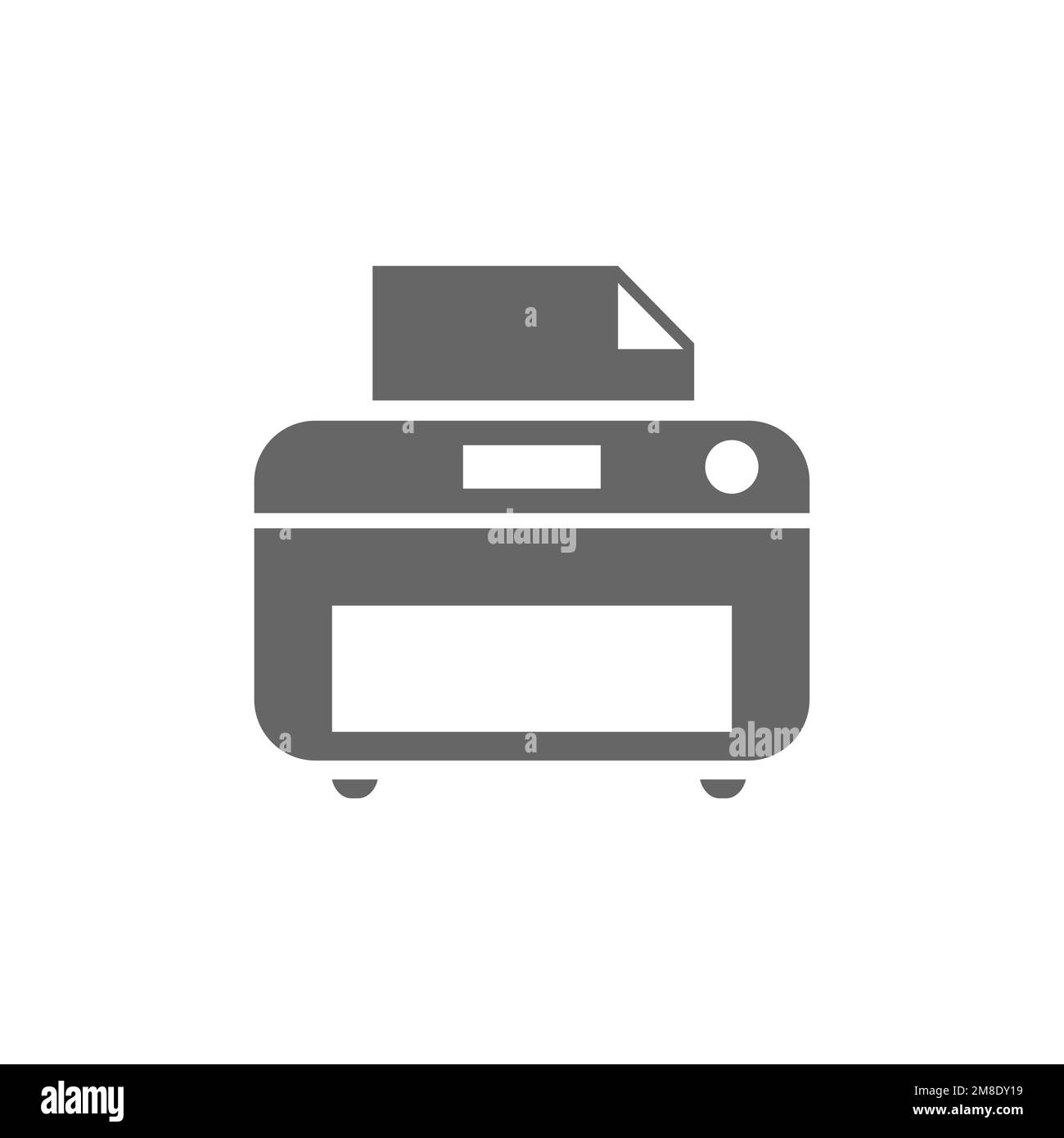 Inkjet printer icons, common graphics resources, vector illustrations