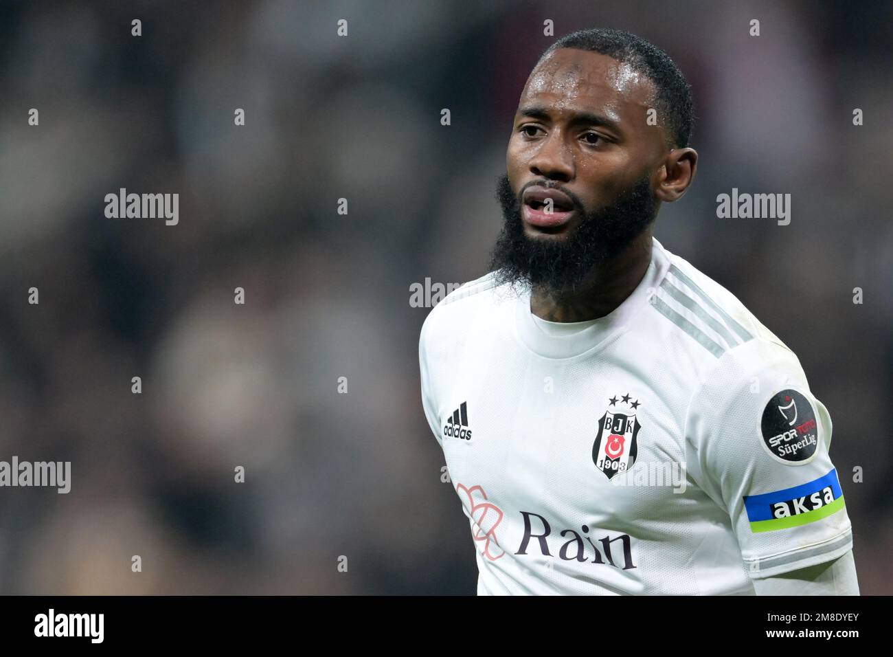 ISTANBUL - Georges Kevin NKoudou of Besiktas JK during the Turkish Super  Lig match between Besiktas AS and Kasimpasa AS at Vodafone Park on January  7, 2023 in Istanbul, Turkey. AP