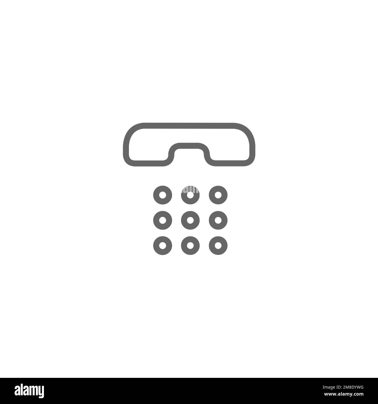 Input phone number icon, common graphic resources, vector illustration ...