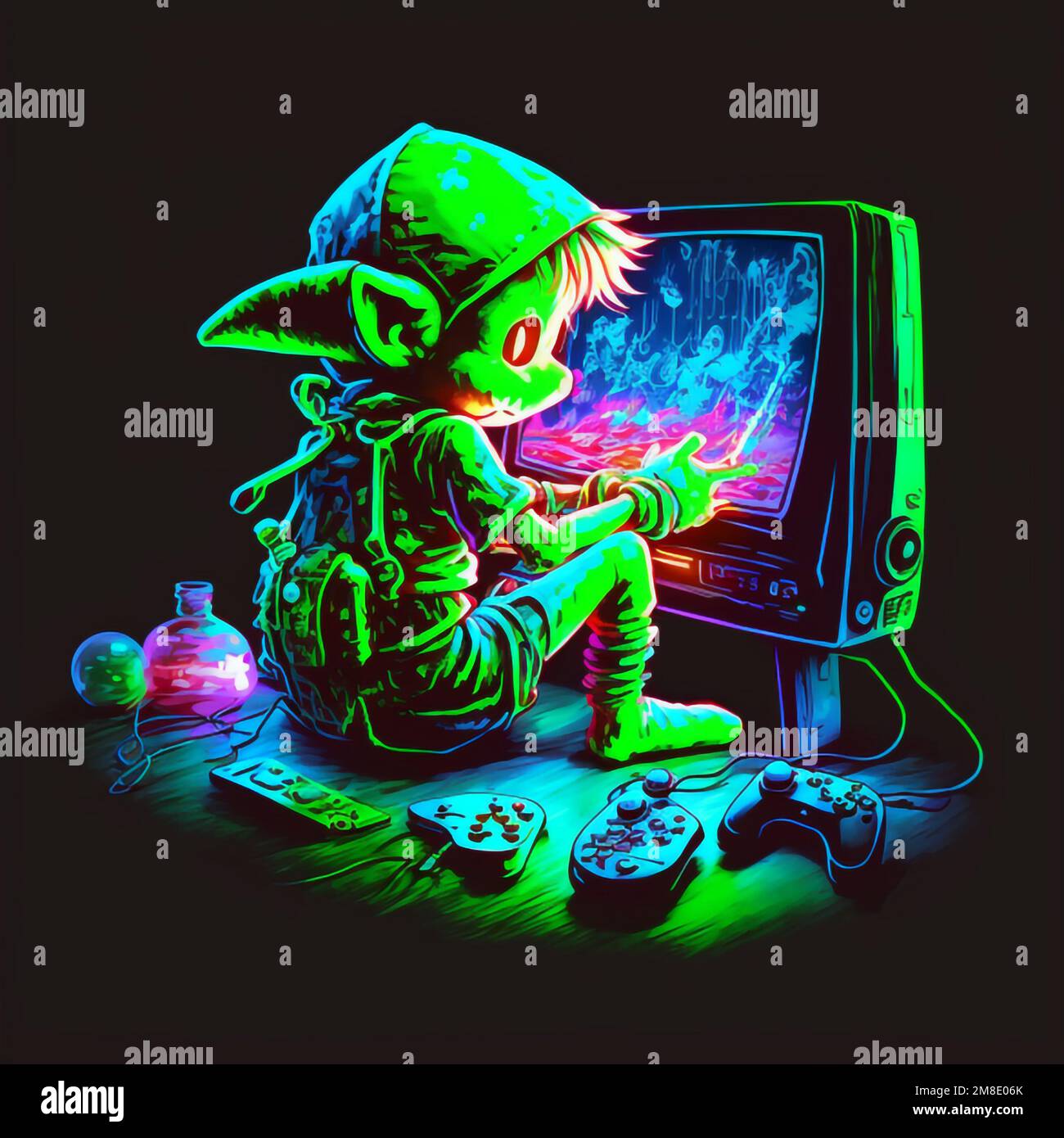 Elf gaming hi-res stock photography and images - Alamy