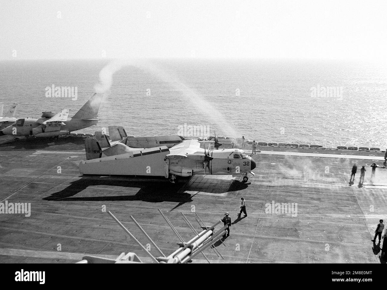A Fleet Logistics Support Squadron 30 (VRC30) C2 Greyhound aircraft