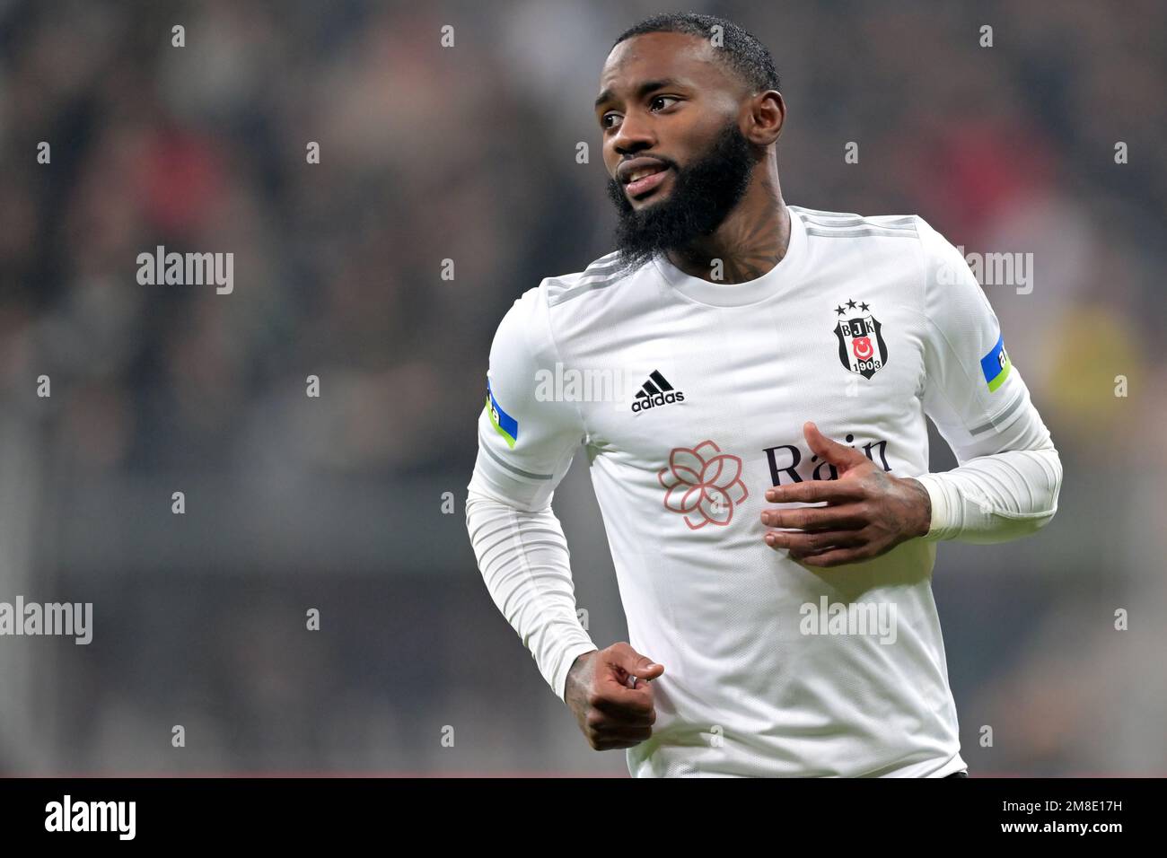 ISTANBUL - Georges Kevin NKoudou of Besiktas JK during the Turkish Super  Lig match between Besiktas AS and Kasimpasa AS at Vodafone Park on January  7, 2023 in Istanbul, Turkey. AP