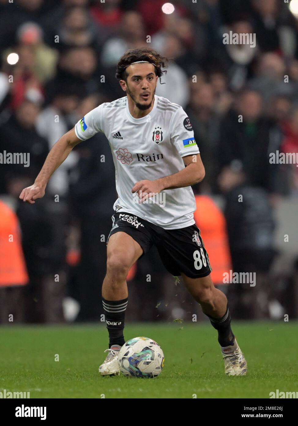 ISTANBUL - Umut Meras of Besiktas JK during the Turkish Super Lig match  between Besiktas AS and Kasimpasa AS at Vodafone Park on January 7, 2023 in  Istanbul, Turkey. AP