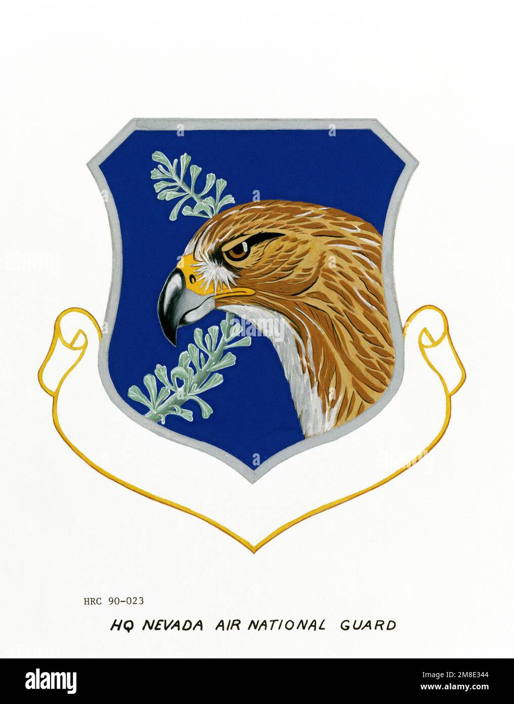 Approved insignia for: Headquarters, Nevada Air National Guard. Country ...