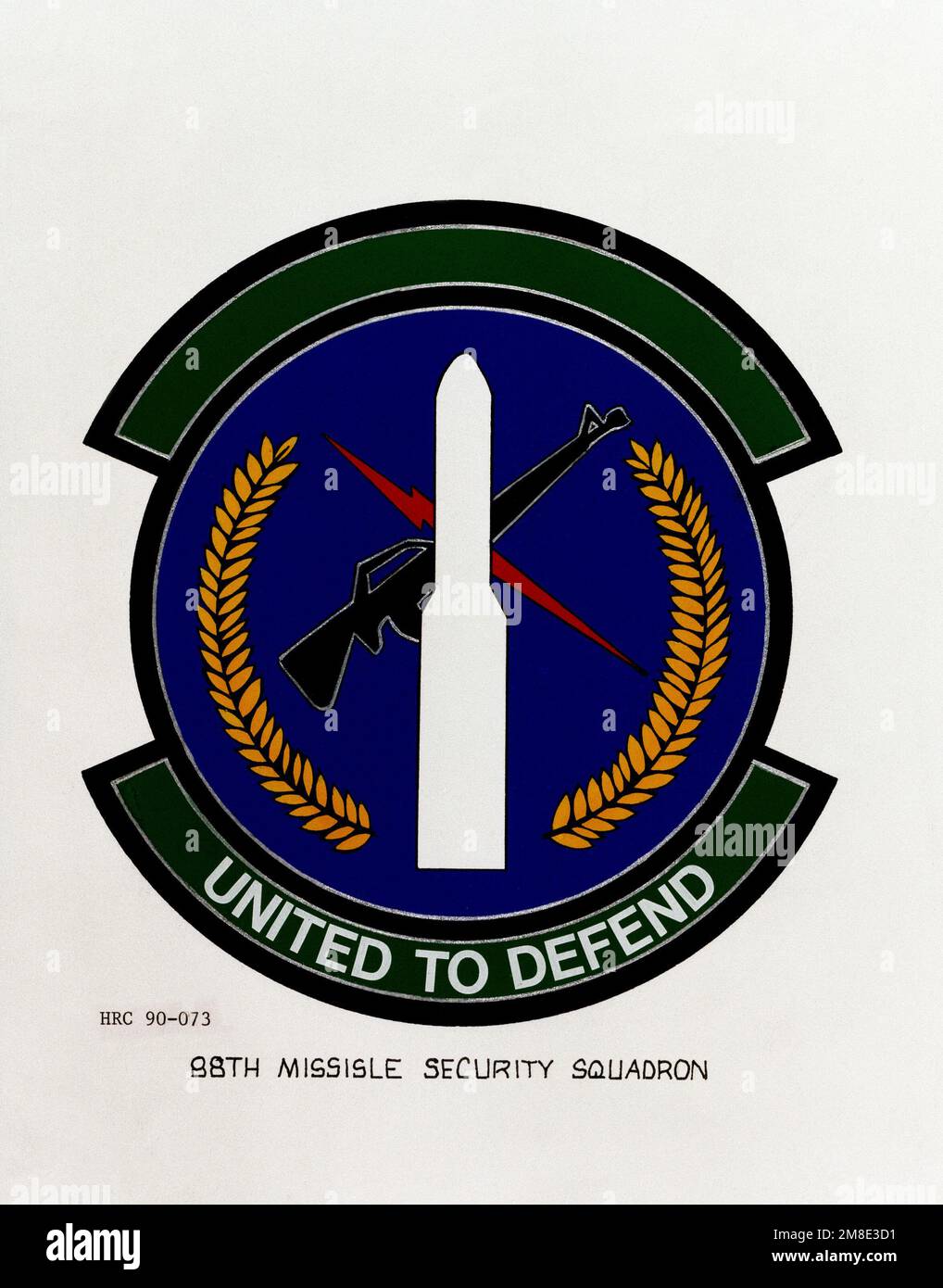 Approved insignia for: 88th Missile Security Squadron. Country: Unknown ...