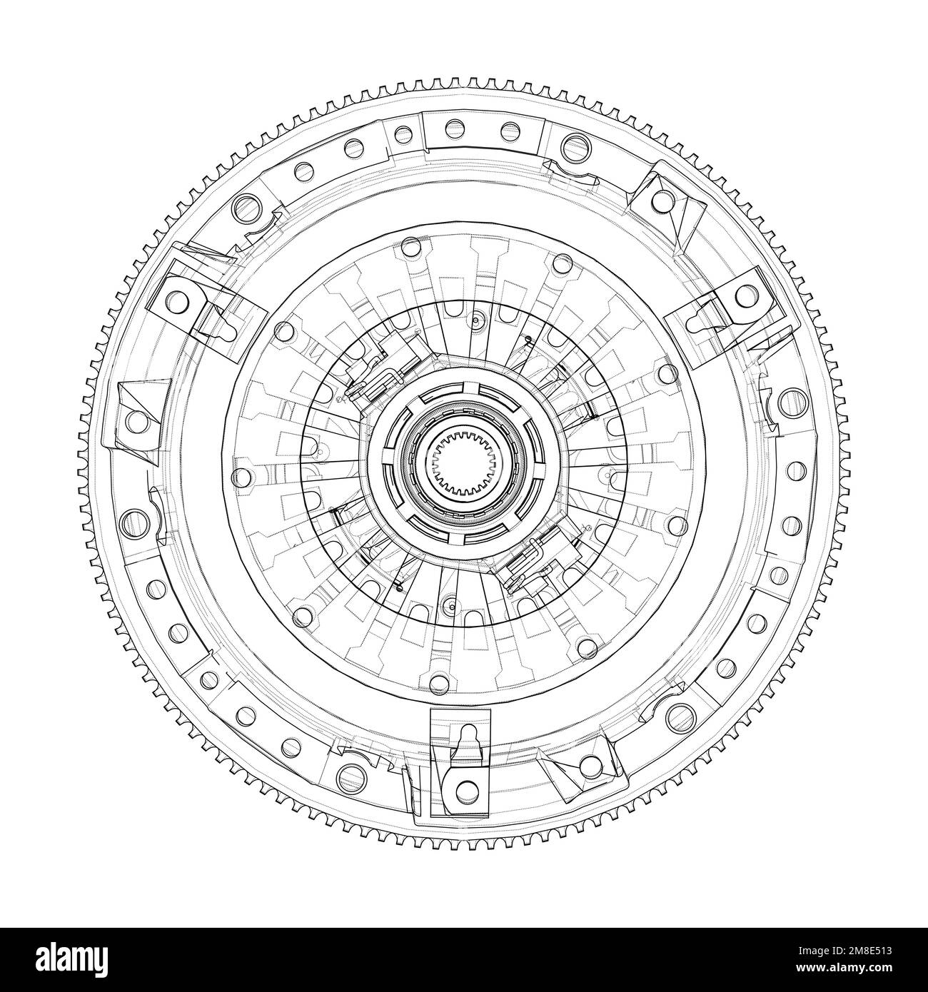 sketch-of-clutch-basket-for-the-car-vector-stock-vector-image-art