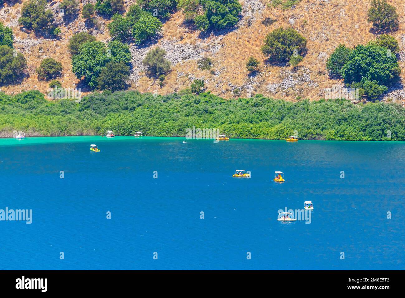 Lake Kournas, Chania, Crete, Greek Islands, Greece Stock Photo Alamy
