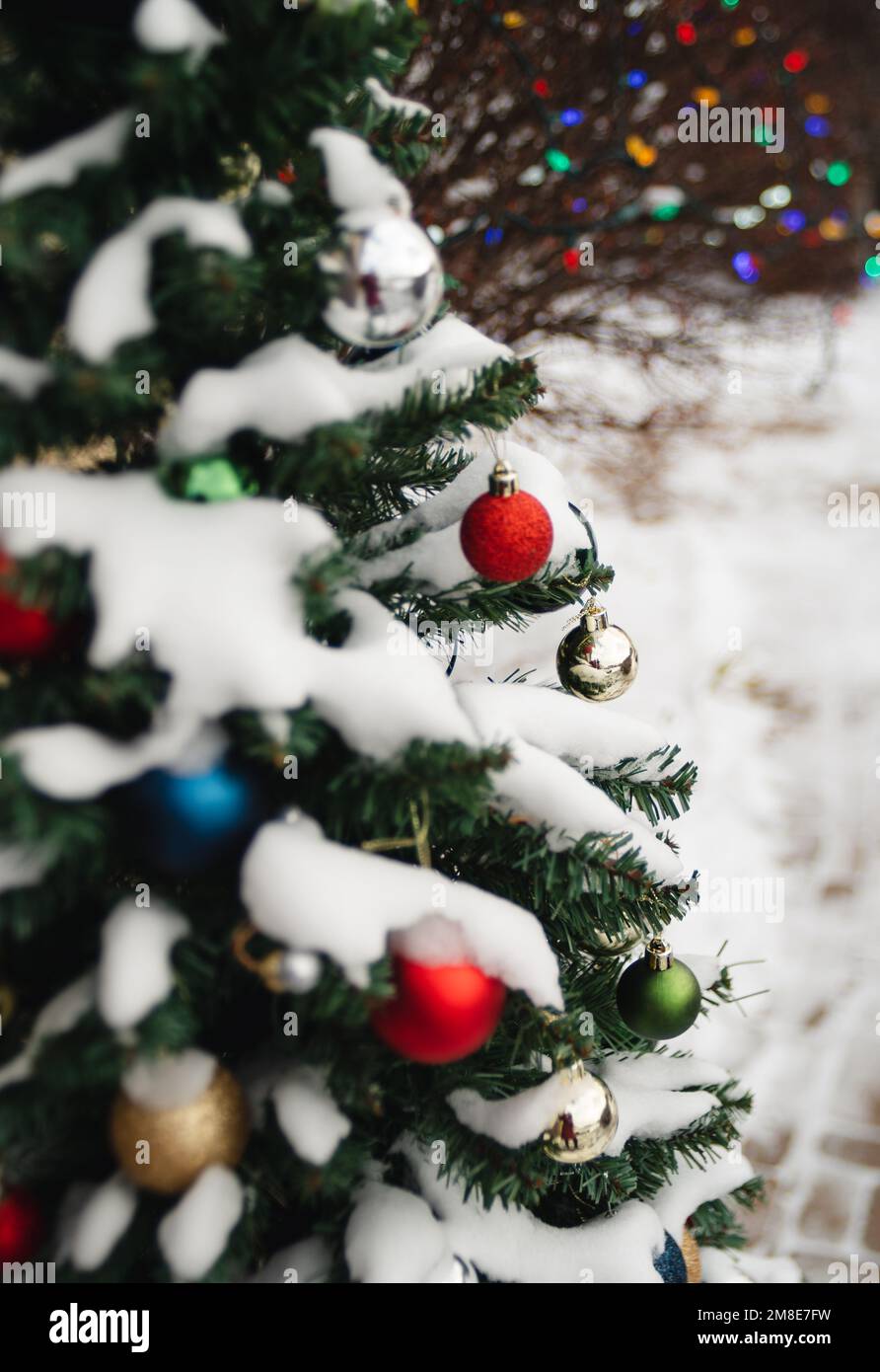 Decorated with balls hi-res stock photography and images - Alamy