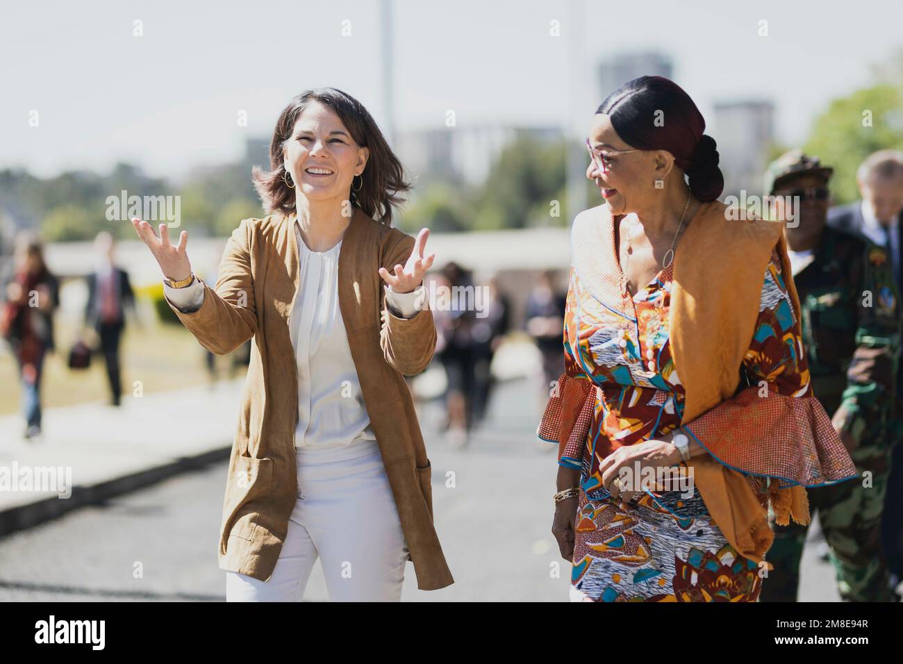 Addis Ababa, Ethiopia . 13th Jan, 2023. (LR) Annalena Baerbock