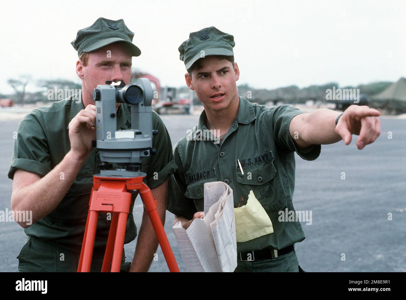 PETTY Officer 2nd Class Brad E. Starr, left, and PETTY Officer 3rd ...