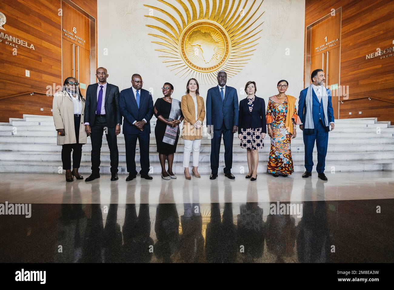 Addis Ababa, Ethiopia . 13th Jan, 2023. Group photo at the African