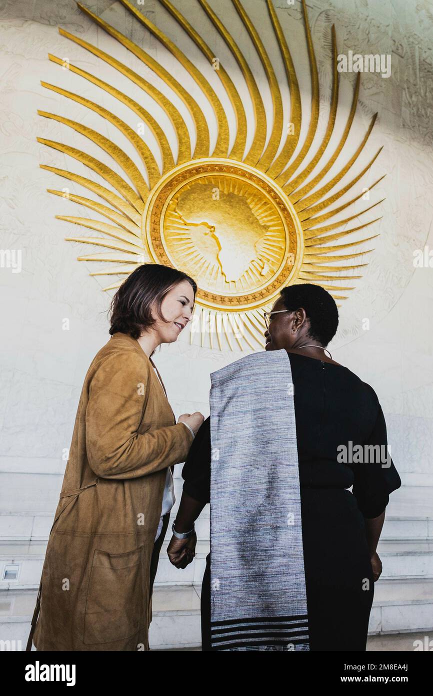 Addis Ababa, Ethiopia . 13th Jan, 2023. Annalena Baerbock (Alliance 90