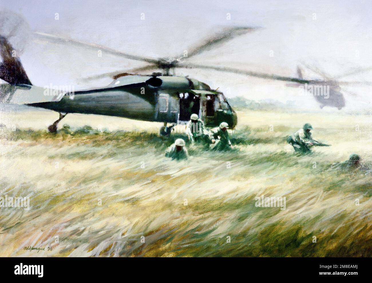 Artwork "Air Assault, Tinajitas" Artist Al Sprague CatAlog Number 15