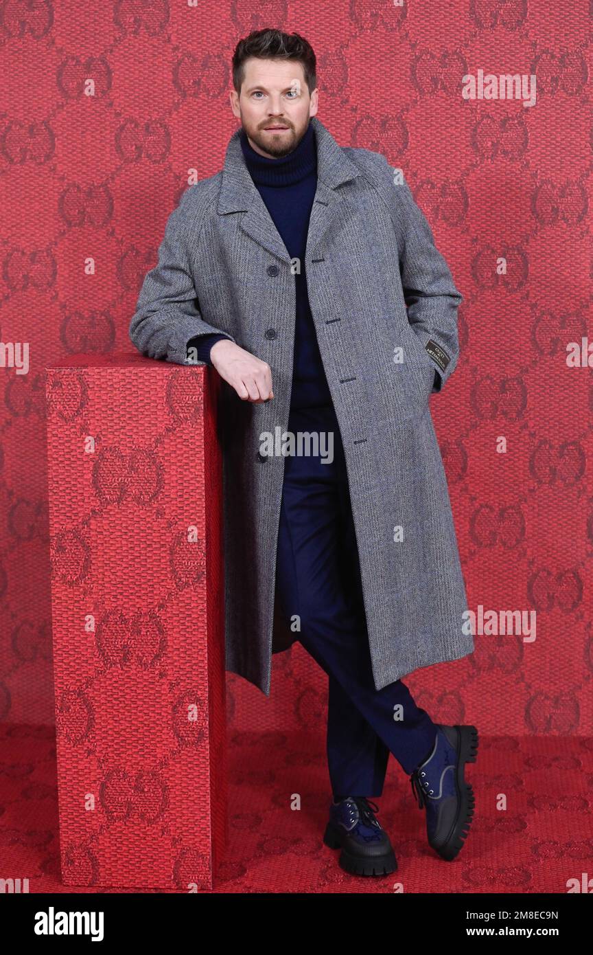 Milan, Italy. 13th Jan, 2023. Milan, Men Fashion Week, Fall Winter 2023