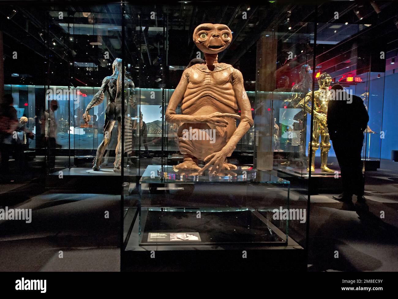 E.T. and other creatures from famous Science Fiction Movies on display