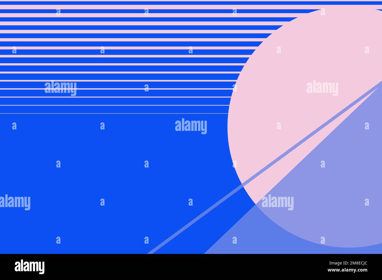 Moon scenery background vector in pink and blue Stock Vector
