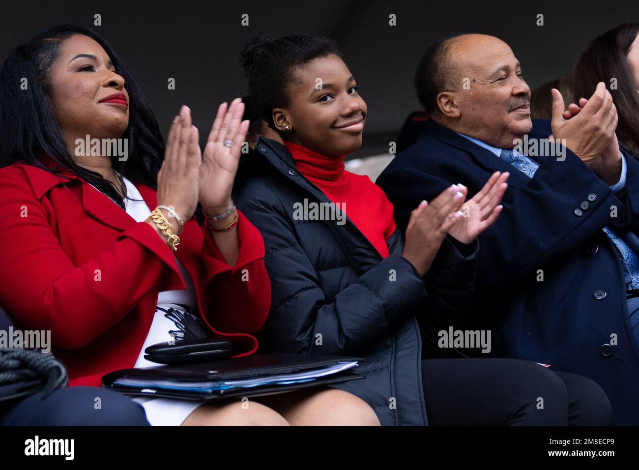 Boston, MA, USA. 13th Jan, 2023. Arndrea Waters King, Yolanda Renee