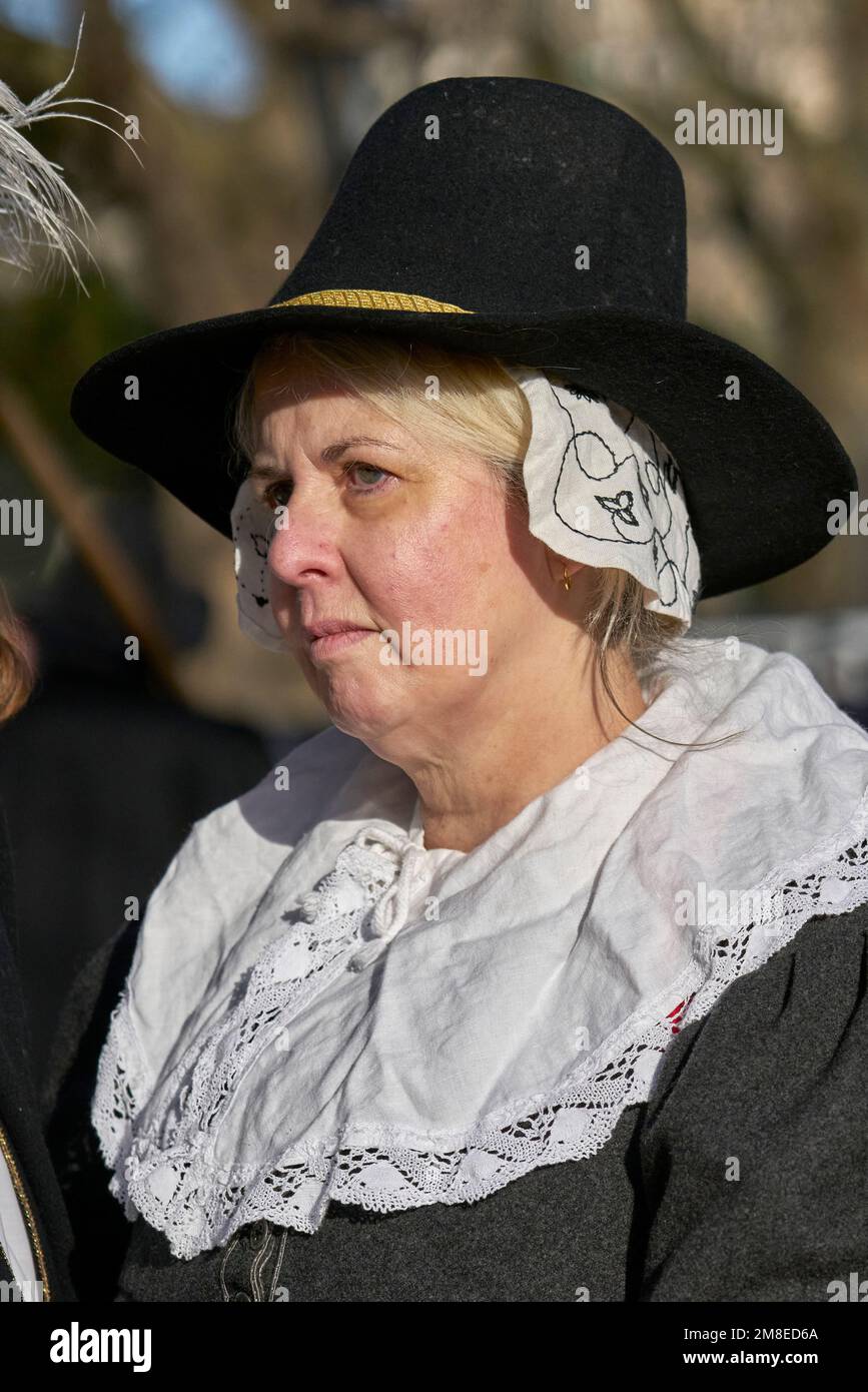 Charles I royalist reenactment along the Mall London Stock Photo