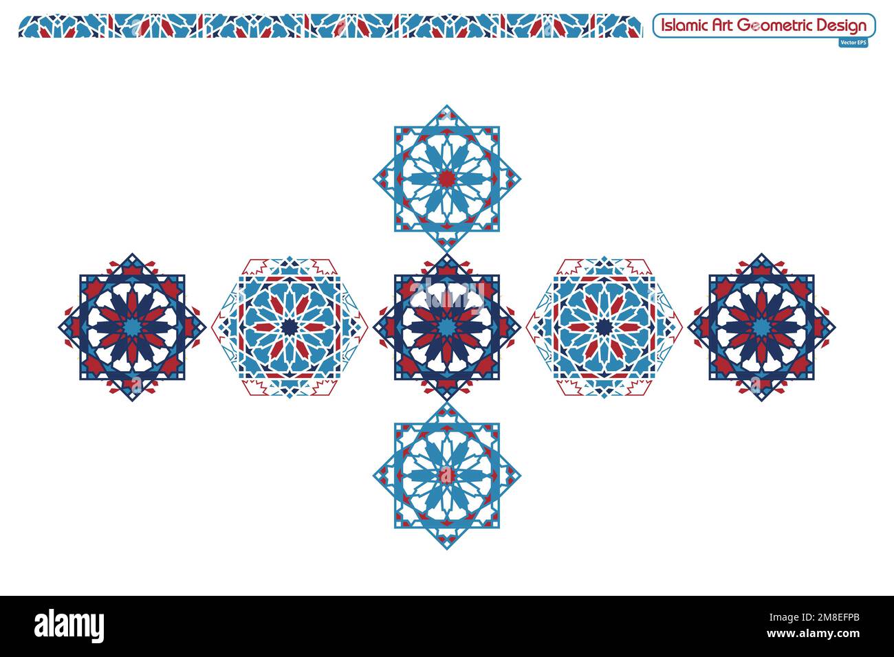 Islamic geometric decorative patterns, background collection