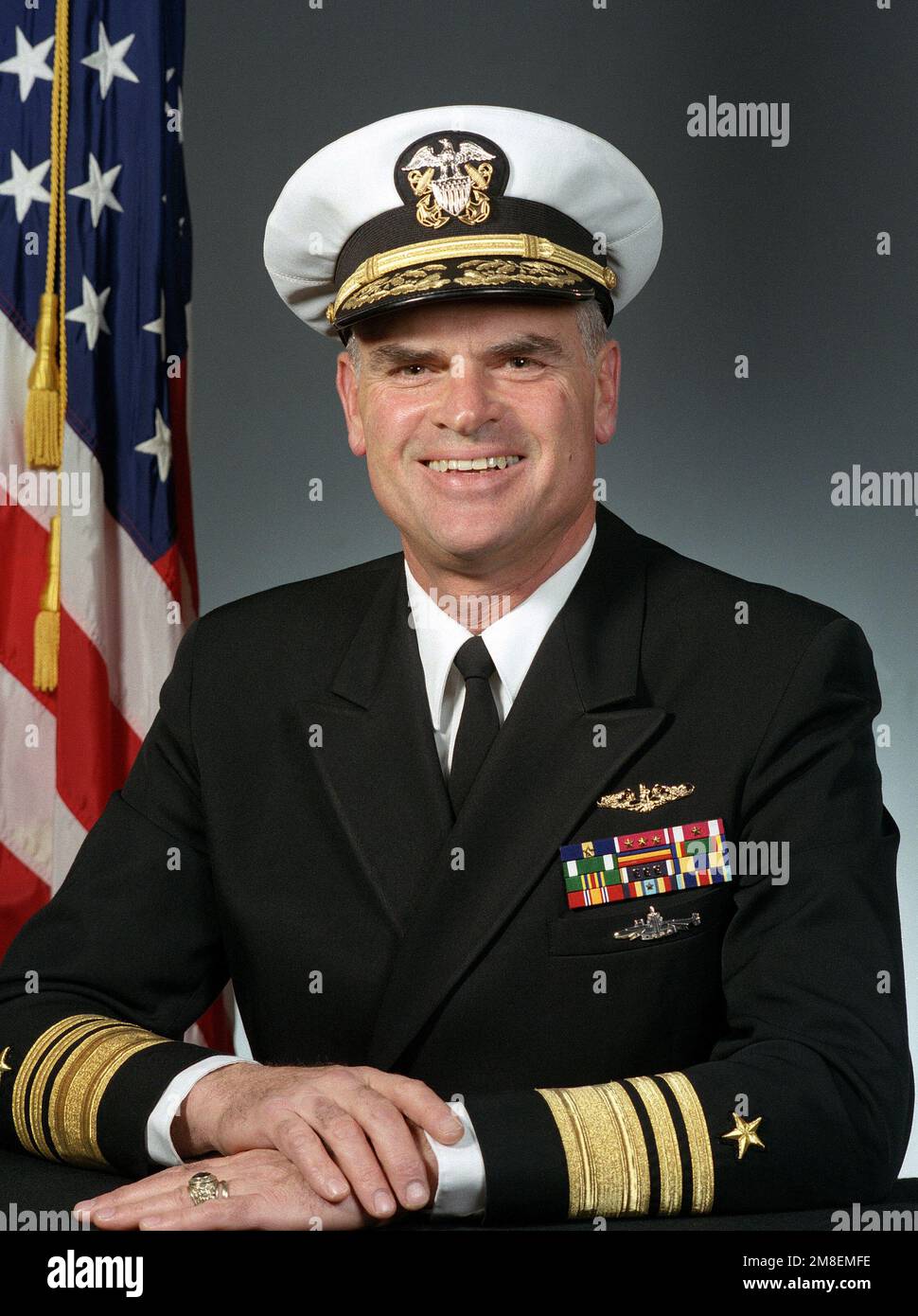 Vice Admiral Roger F. Bacon, USN (covered). Country: Unknown Stock ...