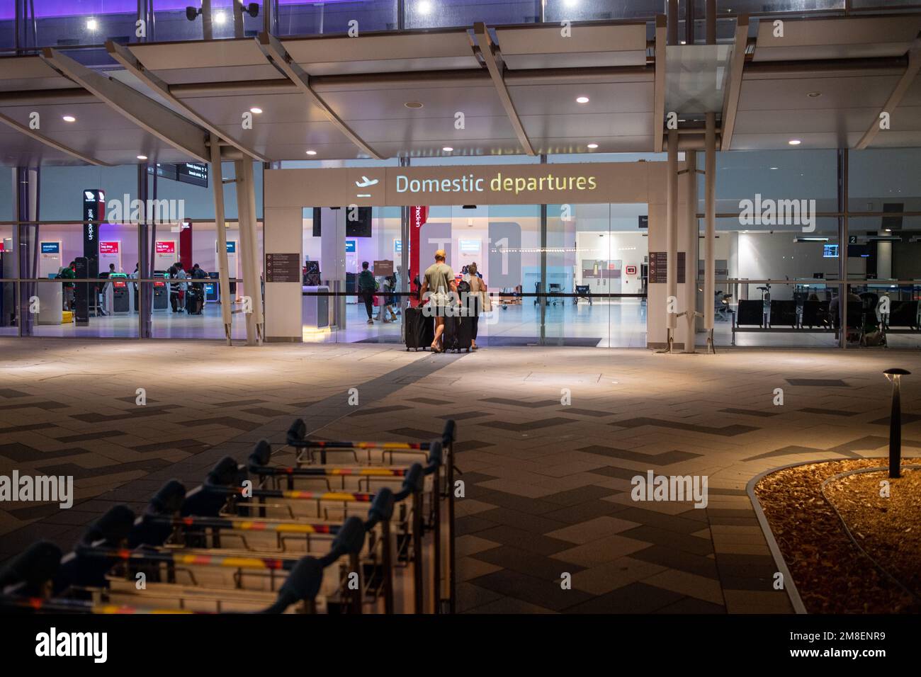 Perth International Airport Stock Photo