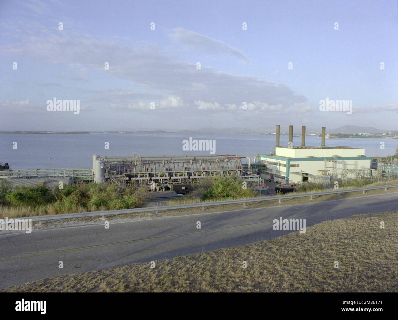 A view of the desalination plant. Exact Date Shot Unknown. Base: Naval Station, Guantanamo Bay Country: Cuba (CUB) Stock Photo