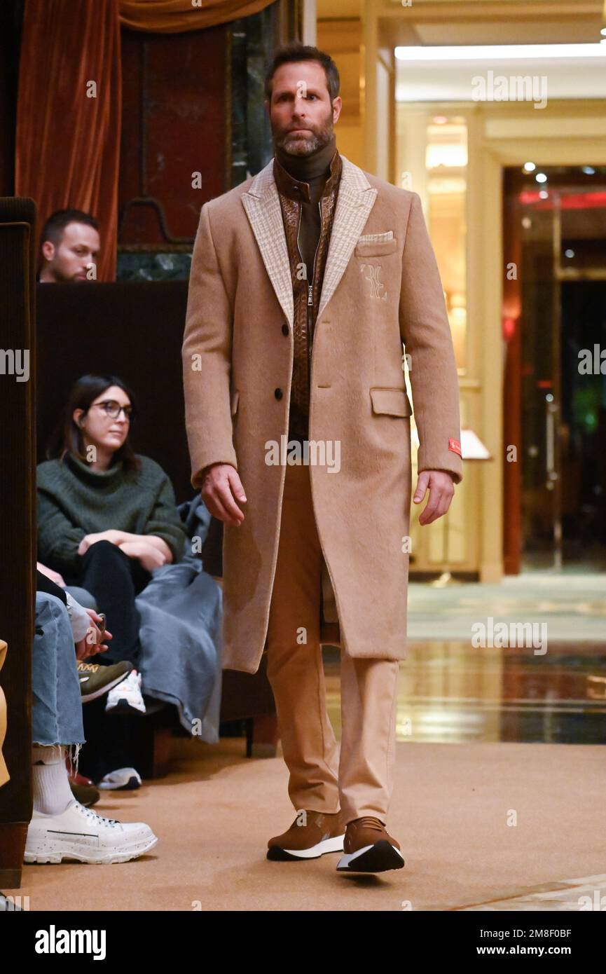 Milan, Italy. 13th Jan, 2023. Milan, Men Fashion Week, Fall Winter 2023