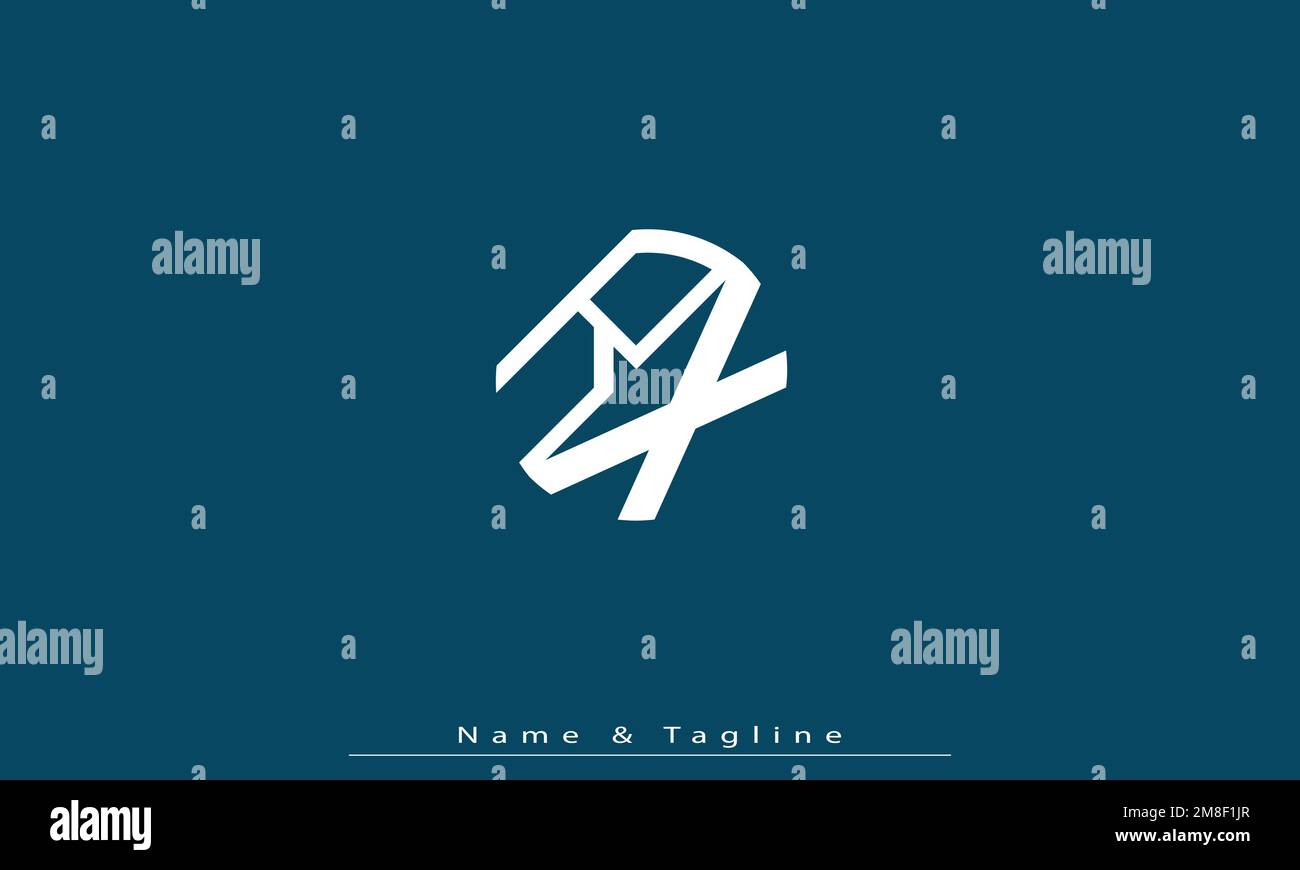 Alphabet letters Initials Monogram logo RX , XR Stock Vector Image ...