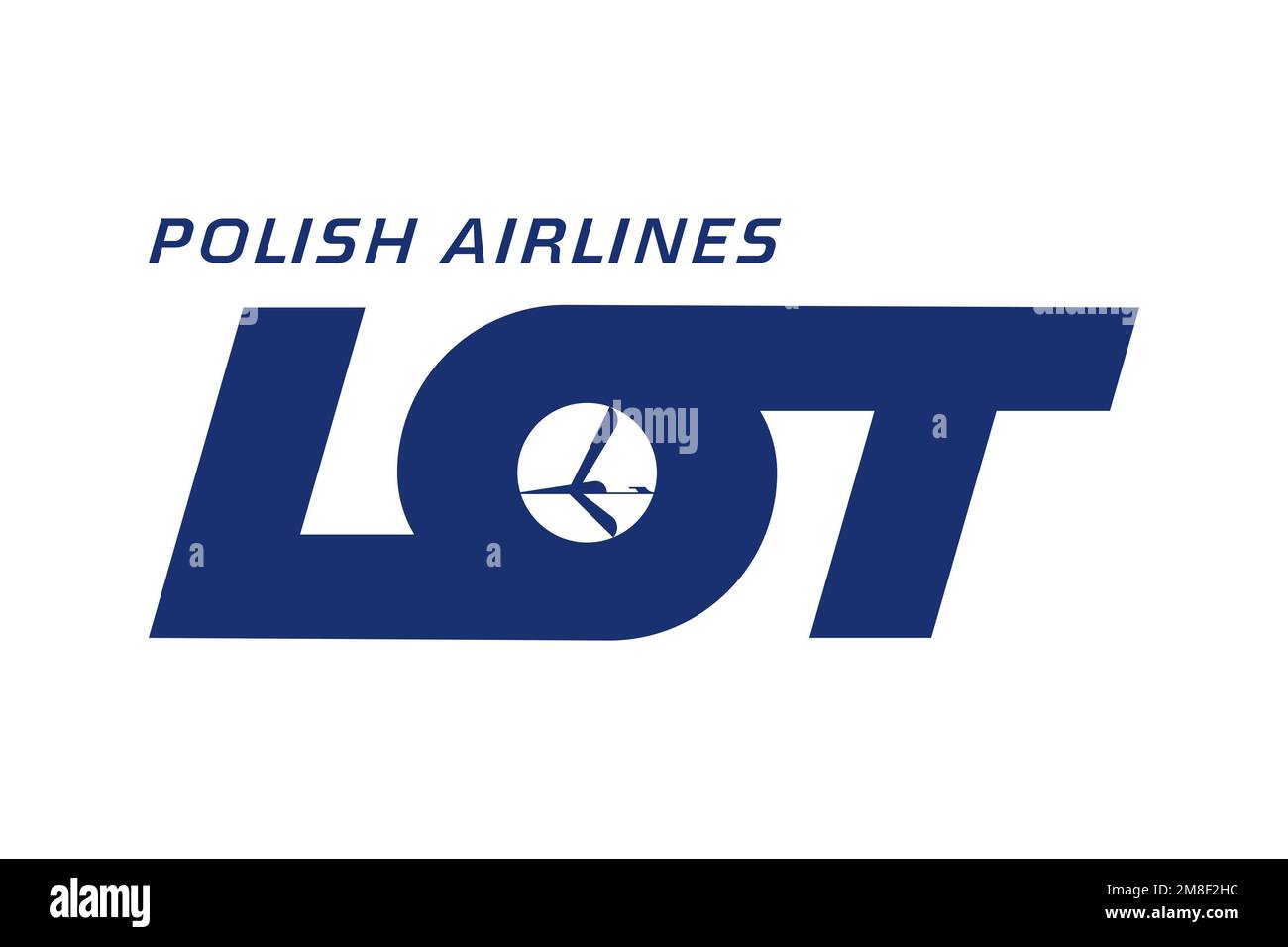 LOT Polish Airline, Logo, White background Stock Photo - Alamy