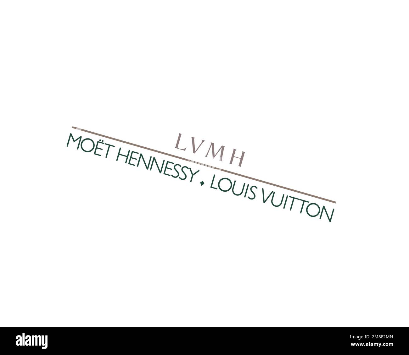 LVMH, rotated logo, white background B Stock Photo - Alamy