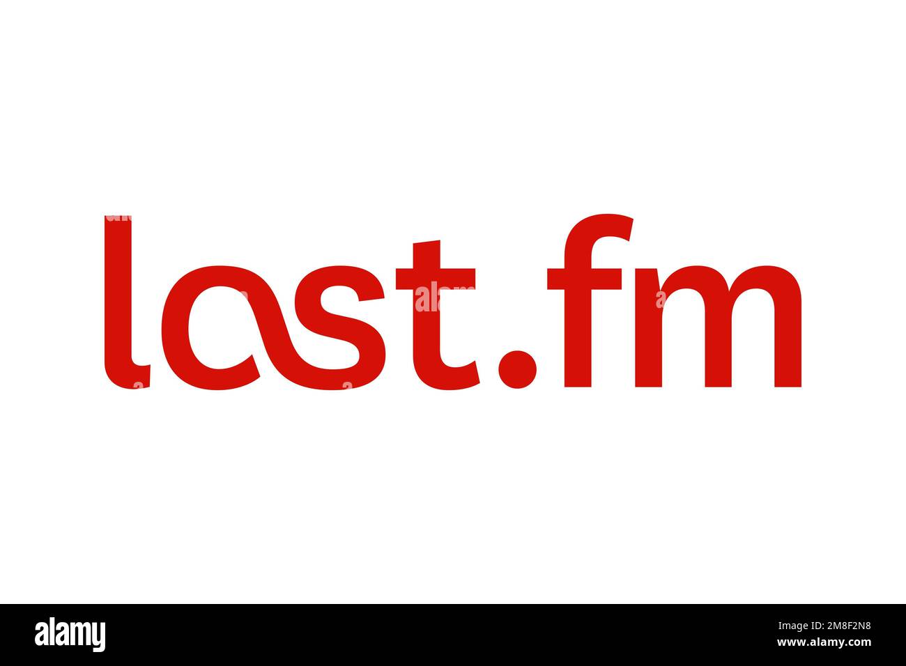 Last. fm, Logo, White background Stock Photo