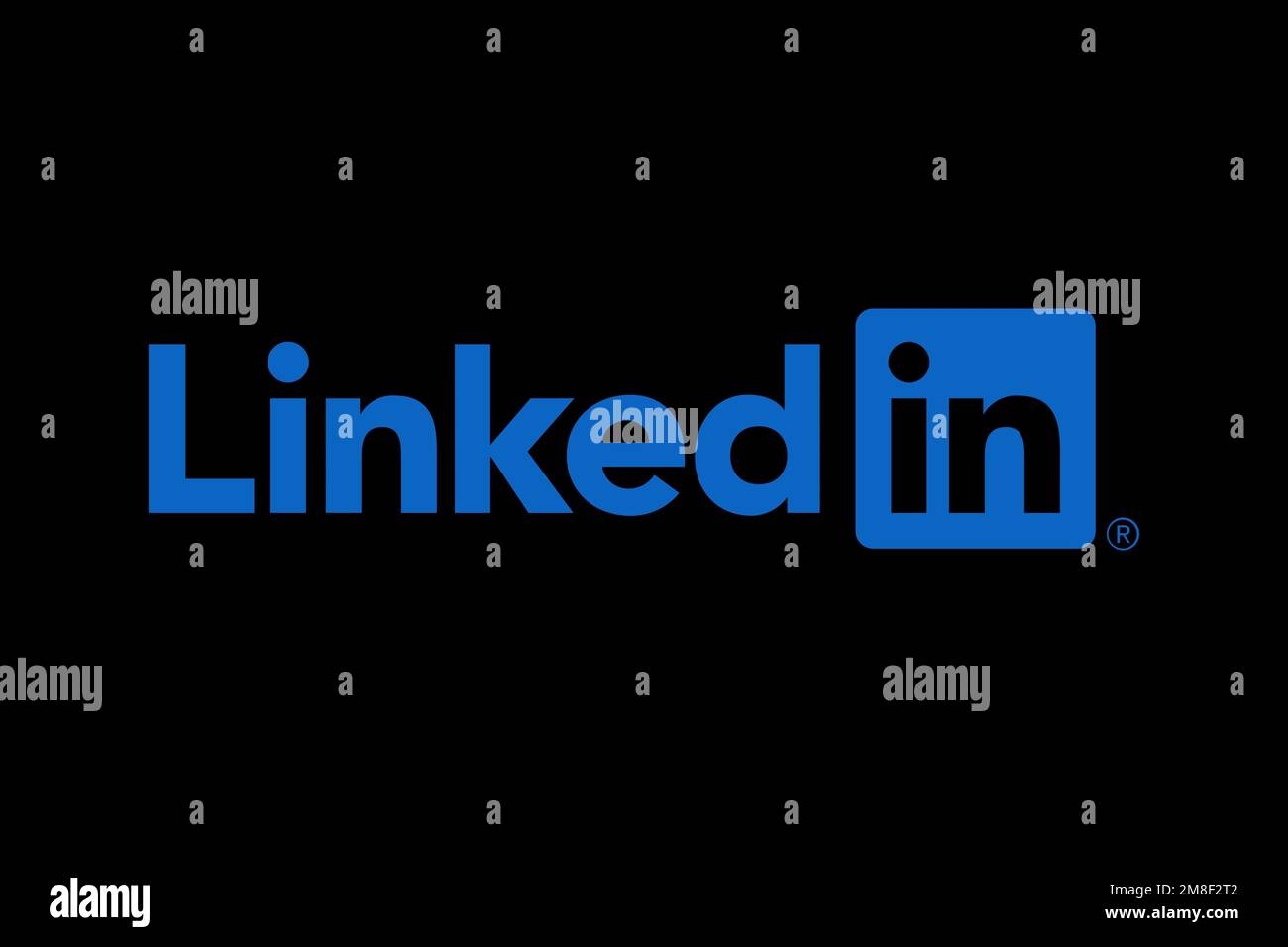 LinkedIn, Logo, Black background Stock Photo - Alamy