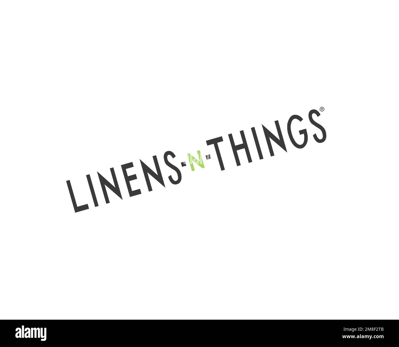 Linens 'n Things, Rotated Logo, White Background Stock Photo Alamy