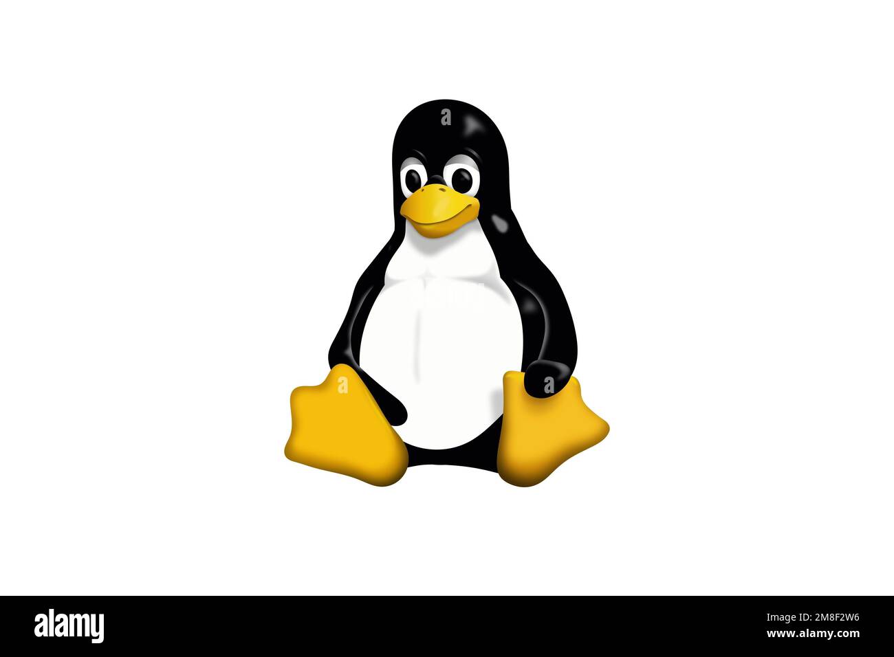 Linux, Logo, White background Stock Photo - Alamy