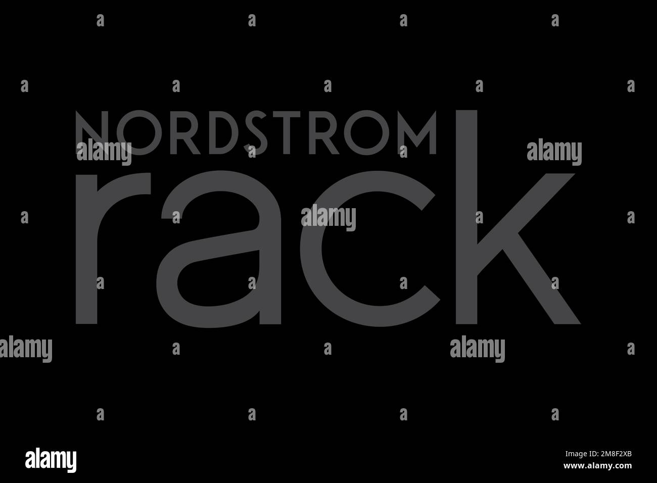 Nordstrom Rack, Logo, Black Background Stock Photo Alamy