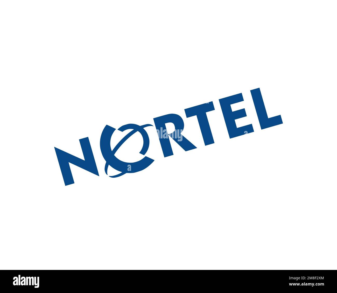 Nortel, rotated logo, white background Stock Photo Alamy
