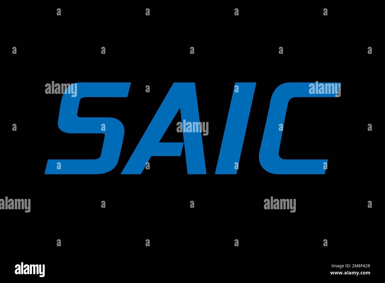Science Applications International Corporation, Logo, Black Background