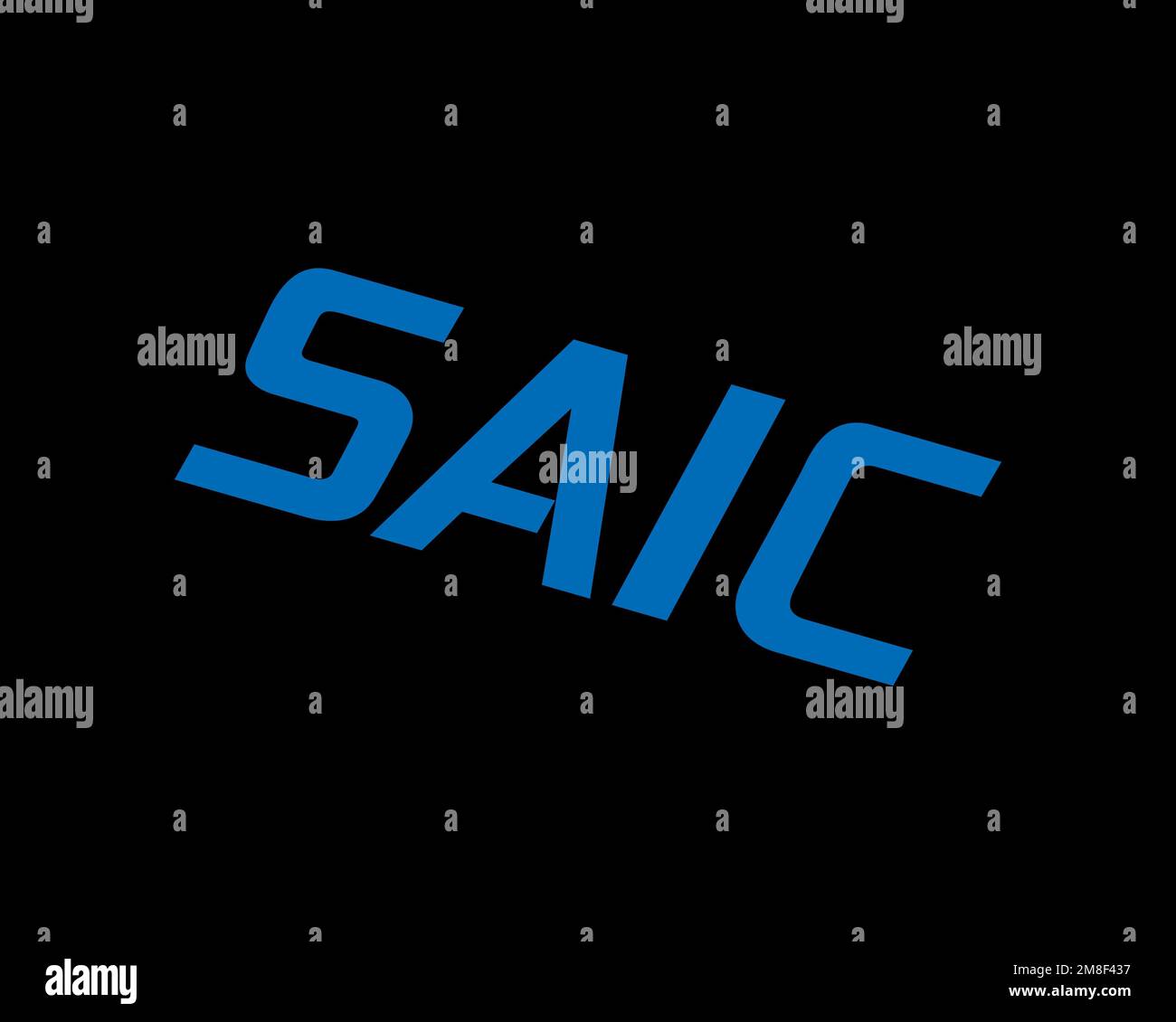 Science Applications International Corporation, rotated logo, black
