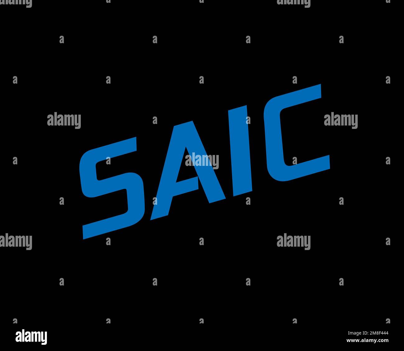 Science Applications International Corporation, rotated logo, black