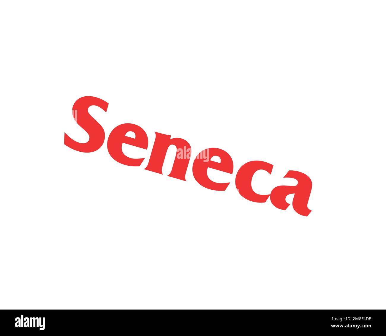 Seneca College, Rotated Logo, White Background B Stock Photo Alamy