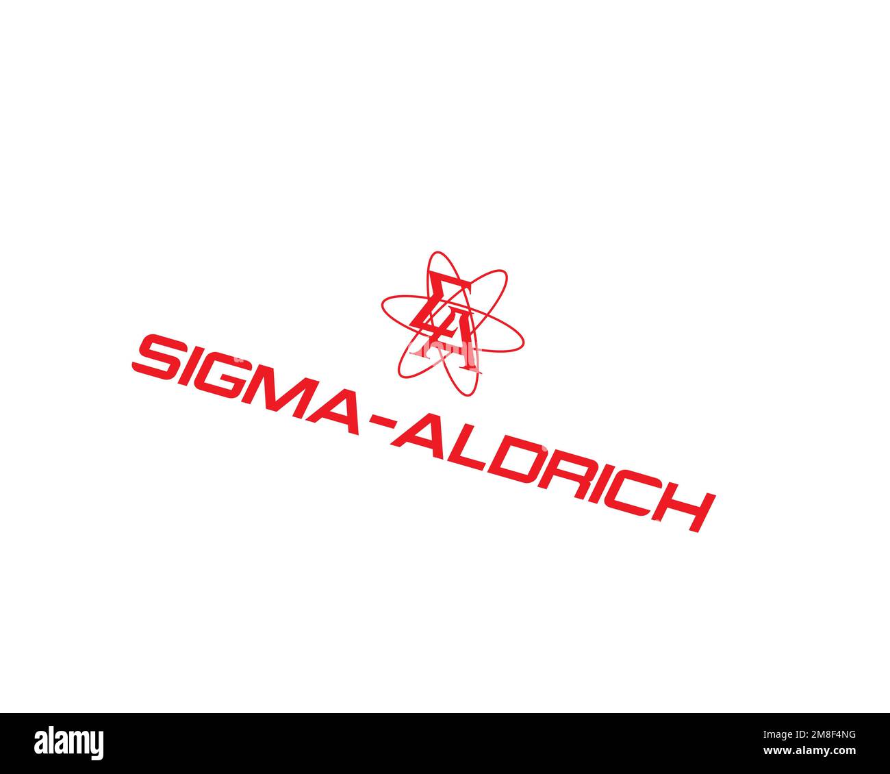 Sigma Aldrich, rotated logo, white background B Stock Photo Alamy