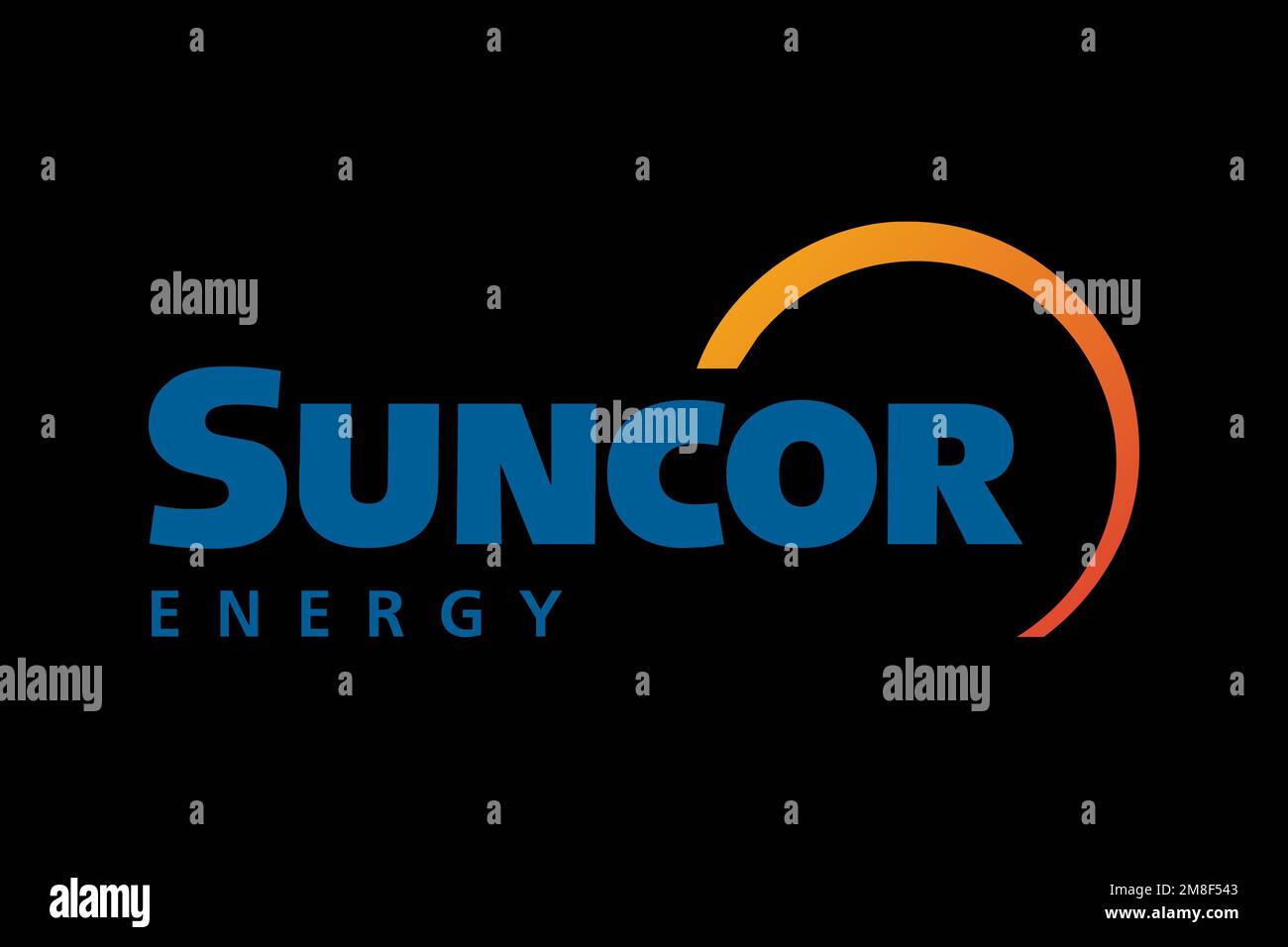 Suncor Energy, Logo, Black Background Stock Photo - Alamy