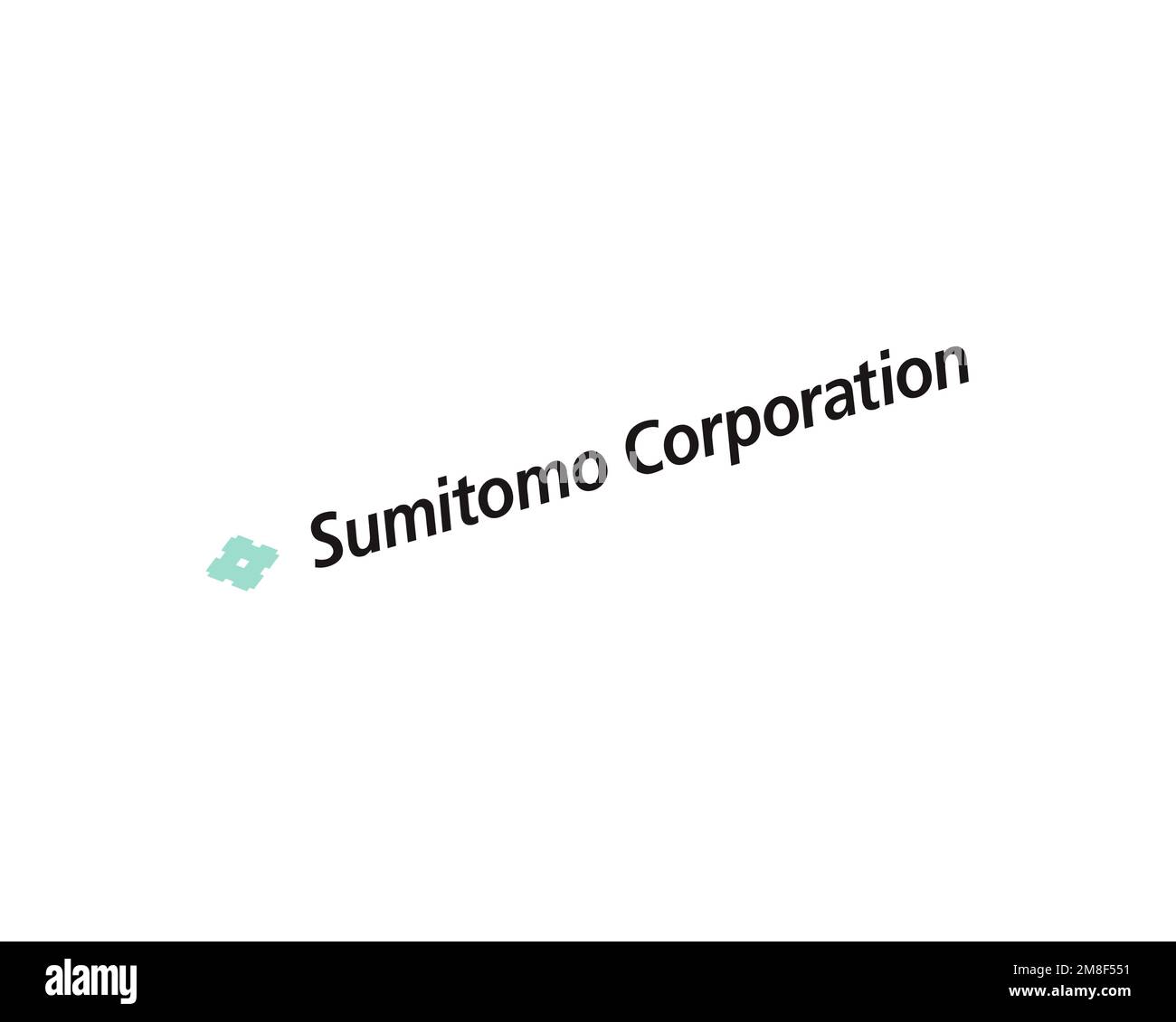 Sumitomo Corporation, rotated logo, white background Stock Photo Alamy